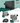 Ecoflow PowerOcean 10 KW Hybridwechelrichter und 10 kWh Speicher mit 20 Stück AIKO 485 Watt Fullblack
