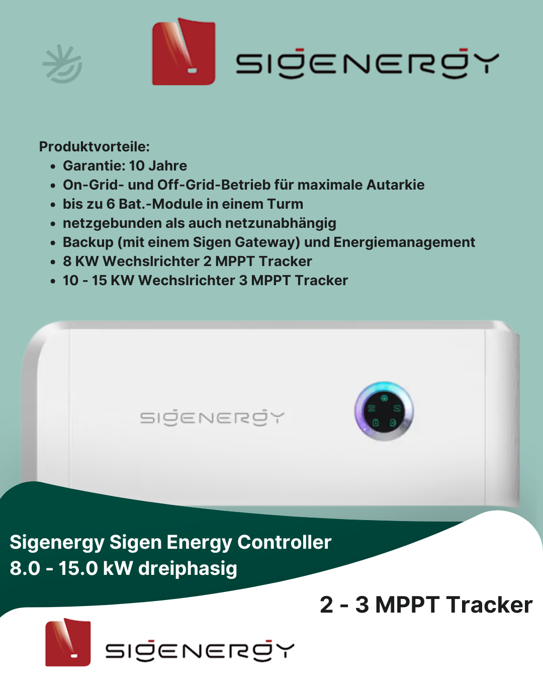 Sigenergy Sigen Energy Controller 10.0 kW dreiphasig | Solar Outlet